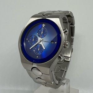 Dark Blue Fossil Watch